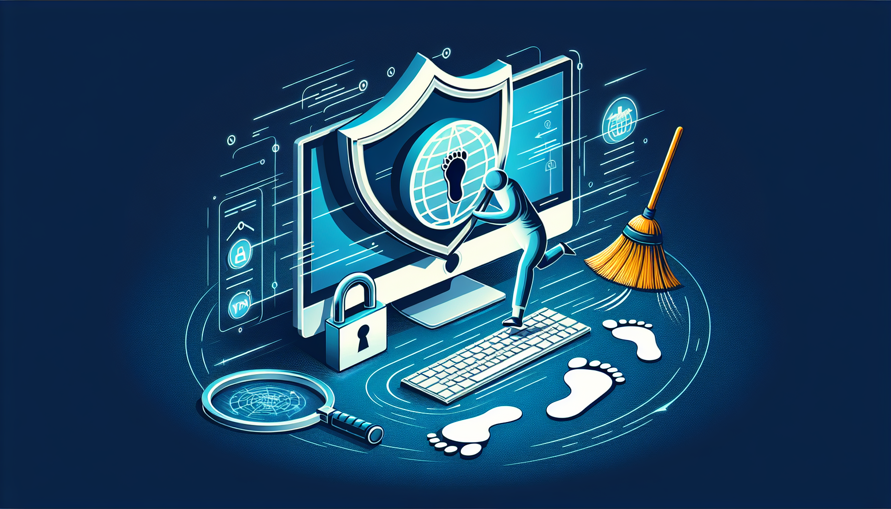 VPN与数字足迹：最小化你的在线轨迹